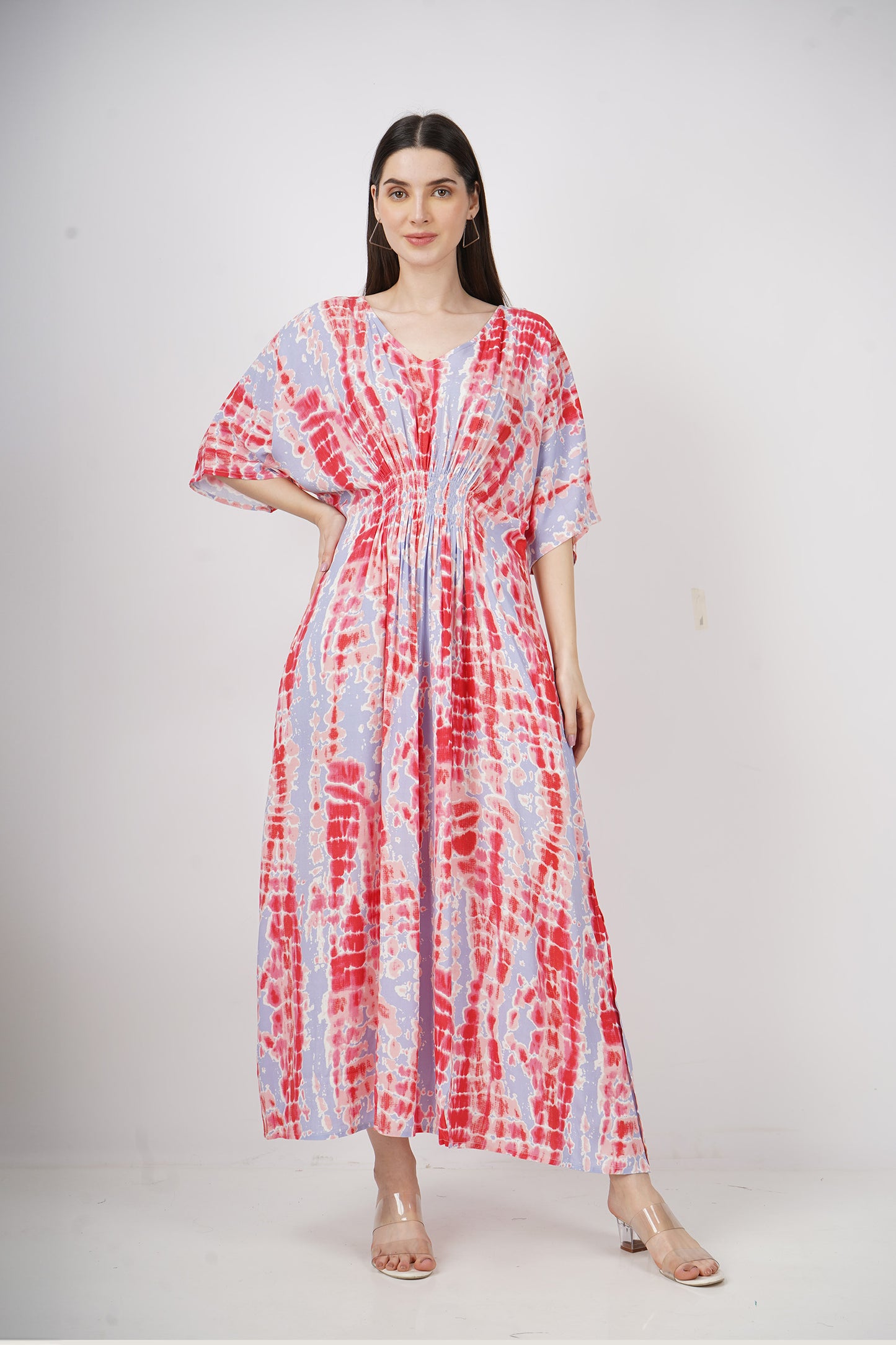 Pink Marshmellow | Shirred Dress With Pockets - 3 Sizes Available AU 10-30