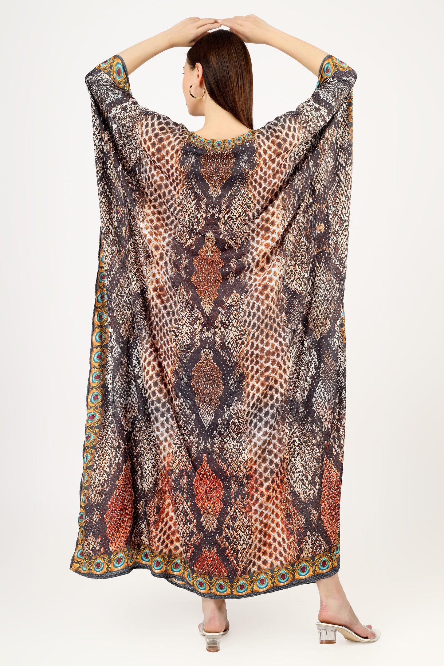 Athena | Luxe Art Silk Kaftan