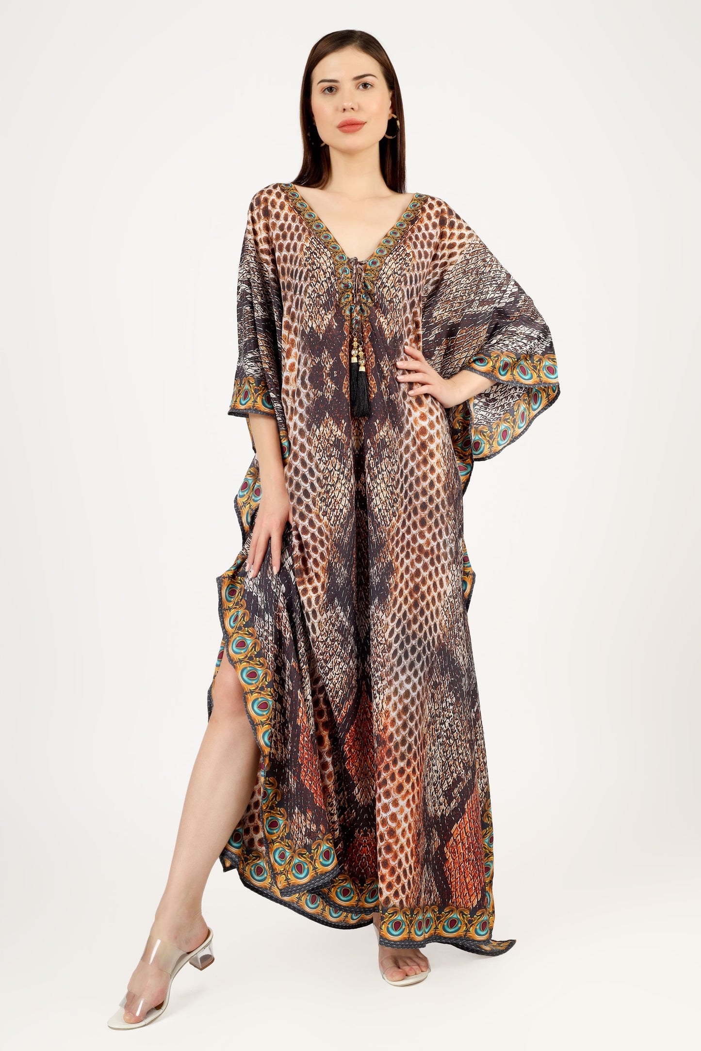 Athena | Luxe Art Silk Kaftan