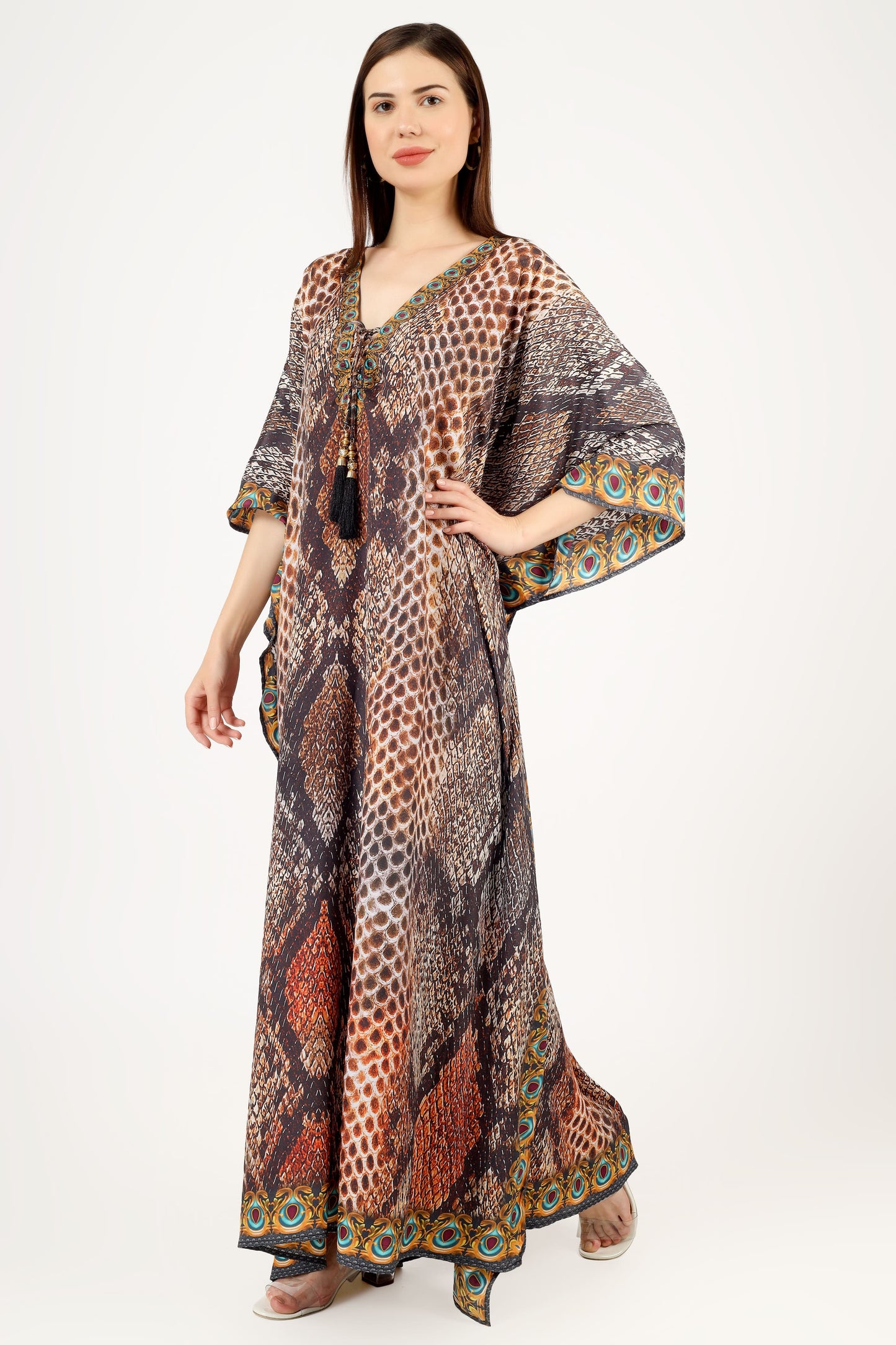 Athena | Luxe Art Silk Kaftan