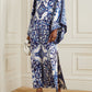Porcelain Paradise | Blue Party-Wear Kaftan