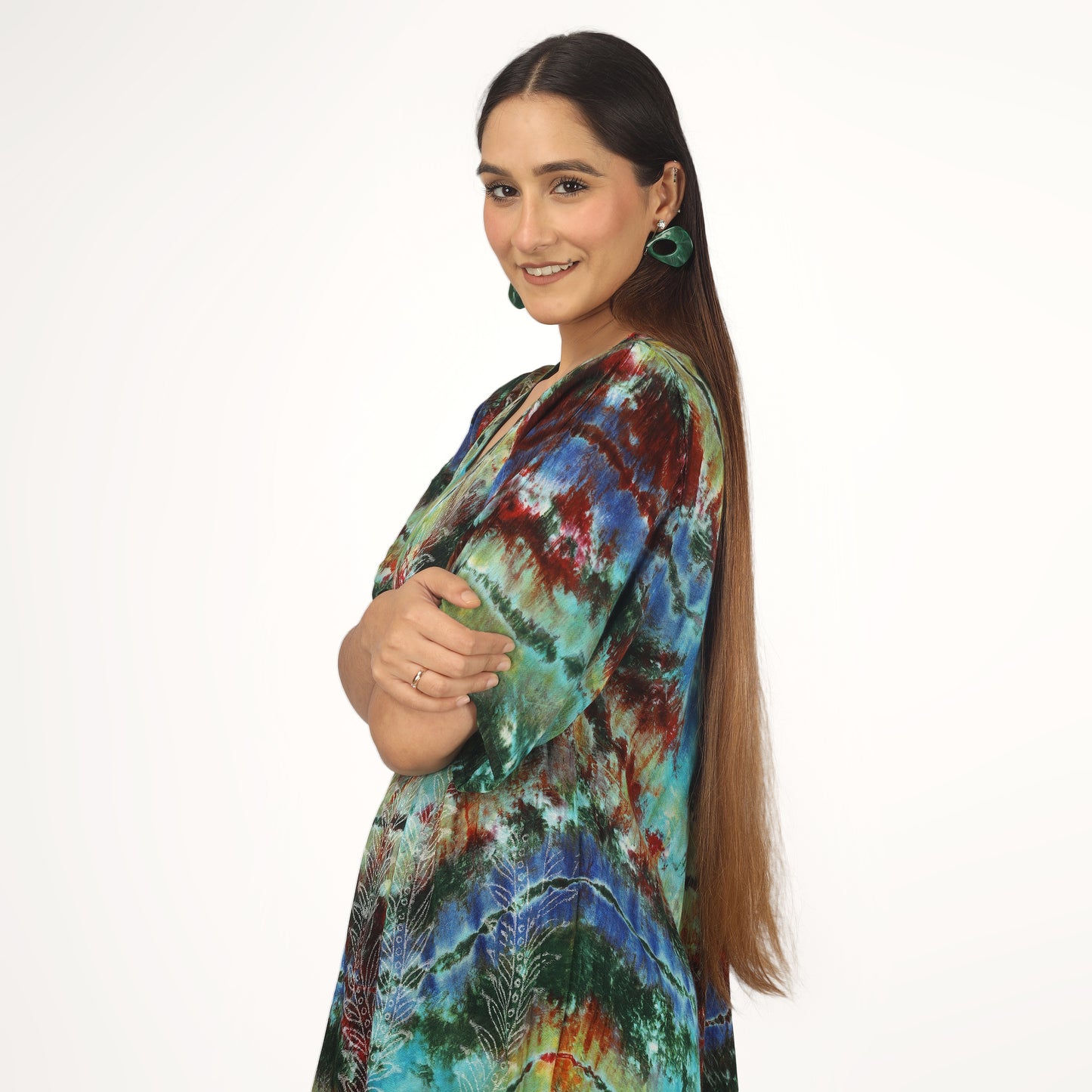 Jungle Tide | Boho Tie Dye Sundress