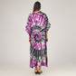 Purple Swirl | 100% Rayon Purple Kaftan With Pockets