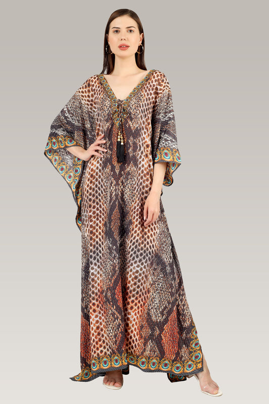 Athena | Luxe Art Silk Kaftan