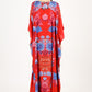 Cherry Blossom | Red Luxe Art Silk Kaftan