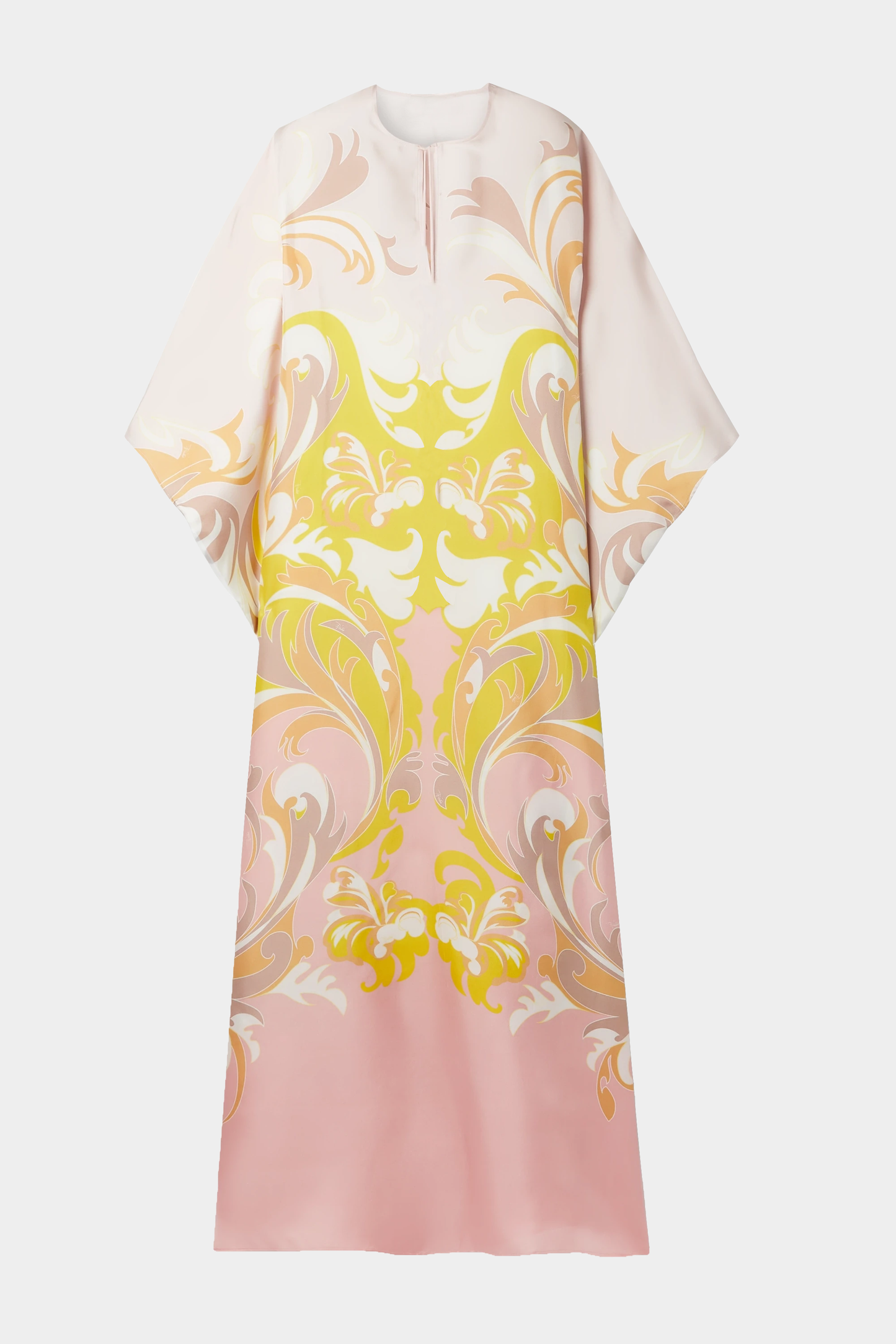 Blush & Bloom | Pink Party-Wear Kaftan