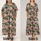 Tropical Delight | Shirred Dress With Pockets - 3 Sizes Available AU 10-30
