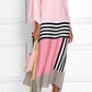 Earthen Threads Party Wear Beach Kaftan Kimono Crepe Dress-J5587
