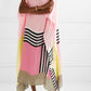 Earthen Threads Party Wear Beach Kaftan Kimono Crepe Dress-J5587