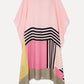 Earthen Threads Party Wear Beach Kaftan Kimono Crepe Dress-J5587